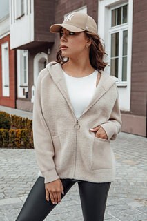 Damen Alpaka Jacke KATHERINE beige Dstreet TY4540