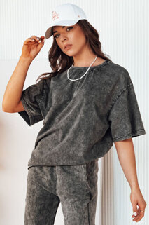 Damen Basic T-shirt DREY Farbe Grau DSTREET RY2482