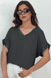 Damen Basic T-shirt MAUD  Farbe Graphite DSTREET RY2337
