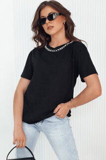 Damen Basic T-shirt UMARUS Farbe Schwarz DSTREET RY2380