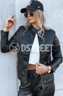 Damen Bikerjacke TRENDY FUSION Farbe Schwarz DSTREET TY3896