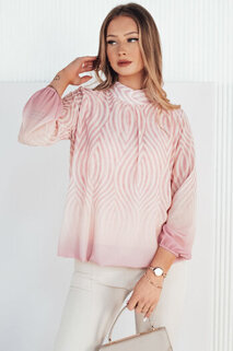 Damen Bluse mit langen Ärmeln ARBOM Farbe Rosa DSTREET RY2356