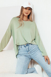 Damen Bluse mit langen Ärmeln BAFINA Farbe Grün DSTREET RY2455