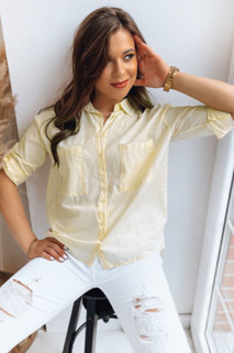 Damen Elegant Hemd MADELIN Farbe Gelb DSTREET DY0295