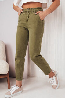 Damen Jeans Mom Fit FINN Farbe Grün DSTREET UY1594