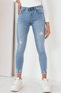 Damen Jeans mit Löchern AMBEL Farbe Blau DSTREET UY1985
