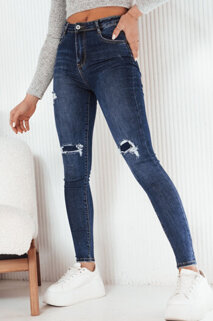 Damen Jeans mit Löchern RILVES Farbe Blau DSTREET UY1966