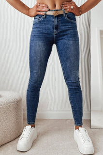 Damen Jeans mit hoher Taille AIDA Farbe Blau DSTREET UY1843