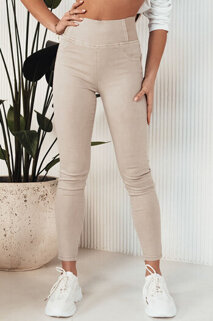 Damen Jeans mit hoher Taille ALTET Farbe Beige DSTREET UY1904