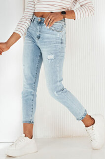 Damen Jeans mit hoher Taille BLUMS Farbe Blau DSTREET UY1901