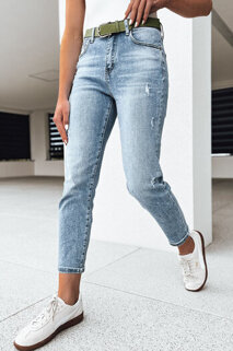 Damen Jeans mit hoher Taille DAYOS  Farbe Blau DSTREET UY2110