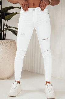 Damen Jeans mit hoher Taille MOLI Farbe Weiß DSTREET UY1871