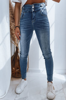 Damen Jeans mit hoher Taille TATI Farbe Dunkelblau DSTREET UY1448