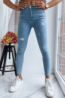 Damen Jeans mit hoher Taille THAT ONE Farbe Blau DSTREET UY1396