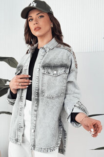 Damen Jeansjacke DAWITIS  Farbe Grau DSTREET TY4319