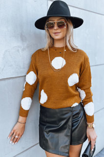 Damen Lange Pullover CRESCENDO Farbe Senffarbe DSTREET MY2173