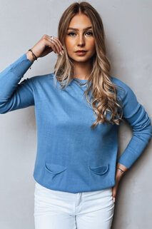 Damen Lange Pullover MOLLY Farbe Hellblau DSTREET MY2165