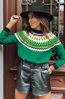 Damen Lange Pullover RUBY GLOW Farbe Grün DSTREET MY2250