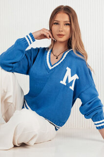 Damen Oversize Pullover MIRAGE Farbe Blau DSTREET MY2221