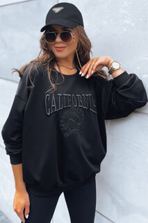 Damen Oversize Sweatshirt CALIFORNIA DREAM Farbe Schwarz DSTREET BY1247