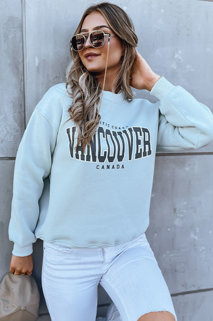 Damen Oversize Sweatshirt VANCOUVER Farbe Minzegrün DSTREET BY1226
