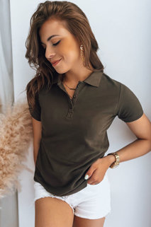 Damen Poloshirt MEGAN  Farbe Khaki DSTREET RY2278