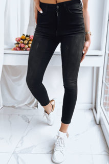 Damen Skinny Jeans ADELAIDA Farbe Schwarz DSTREET UY1403