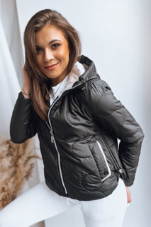 Damen Steppjacke FLUFFY Farbe Schwarz DSTREET TY3586