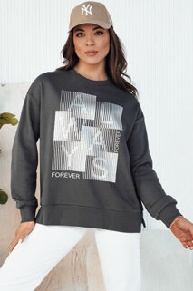 Damen Sweatshirt mit Kapuze FEMMES Farbe Graphite DSTREET BY1283