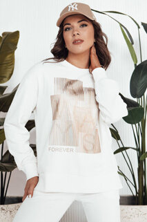 Damen Sweatshirt mit Kapuze FEMMES Farbe Weiß DSTREET BY1281