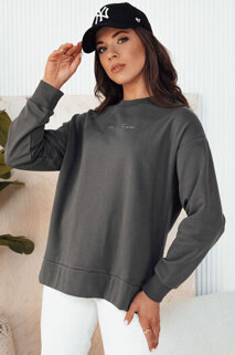 Damen Sweatshirt ohne Kapuze ERIAN Farbe Graphite DSTREET BY1276