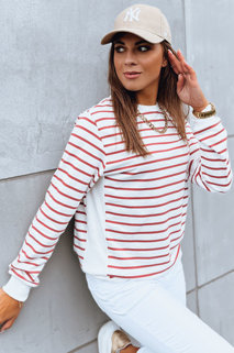 Damen Sweatshirt ohne Kapuze NAGINI Farbe Weiß DSTREET BY1222
