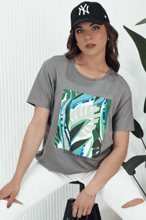 Damen T-shirt mit Aufdruck MUYUMBA Farbe Graphite DSTREET RY2619