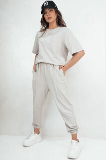 Damen Trainingsanzug-Set ZIMELAN  Farbe Grau DSTREET AY1031