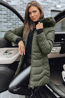 Damen Winterjacke CAPELLA Farbe Grün DSTREET TY4021