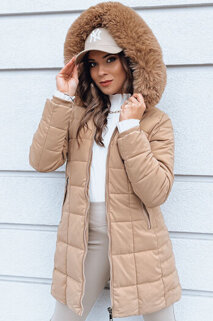 Damen Winterjacke LELISIA Farbe Beige DSTREET TY4023