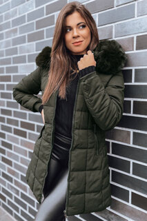 Damen Winterjacke LELISIA Farbe Grün DSTREET TY4029