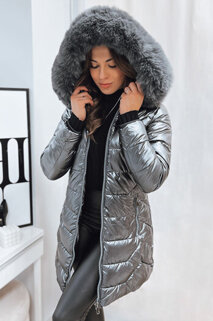 Damen Winterjacke SHINE Farbe Grau DSTREET TY4053