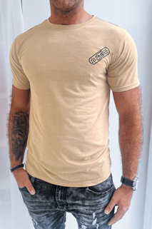 Herren Basic T-Shirt Farbe Beige DSTREET RX5292