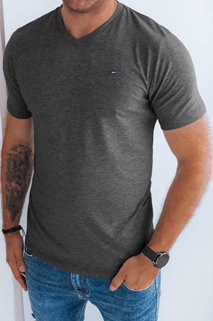 Herren Basic T-Shirt Farbe Dunkelgrau DSTREET RX5316