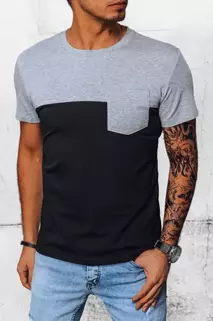 Herren Basic T-Shirt Farbe Hellgrau DSTREET RX5018