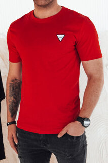 Herren Basic T-Shirt Farbe Rot DSTREET RX5446