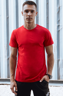 Herren Basic T-Shirt Farbe Rot DSTREET RX5600