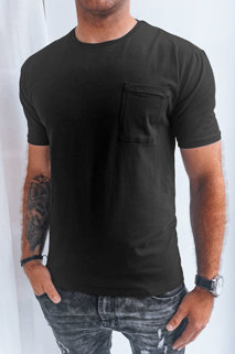 Herren Basic T-Shirt Farbe Schwarz DSTREET RX5287