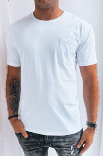 Herren Basic T-Shirt Farbe Weiß DSTREET RX5286