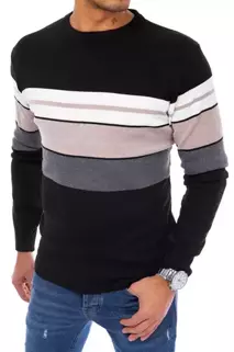 Herren Gestreifte Pullover Farbe Schwarz DSTREET WX2070