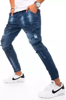 Herren Jeans Cargohose Blau Dstreet UX3270