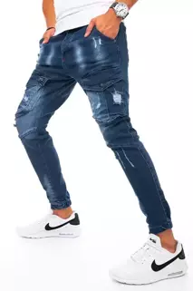 Herren Jeans Cargohose Blau Dstreet UX3271