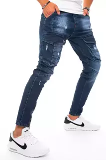 Herren Jeans Cargohose Dunkelblau Dstreet UX3292