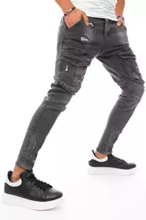 Herren Jeans Cargohose Dunkelgrau Dstreet UX3288